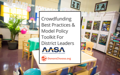 Crowdfunding Best Practices &Model Policy Toolkit from AASA