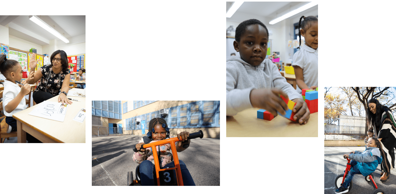 Photos of students and teachers